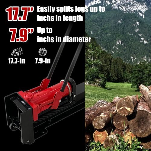 12 Ton Manual Wood Splitter &ndash; Horizontal Hydraulic Log Splitter | Model WS1806